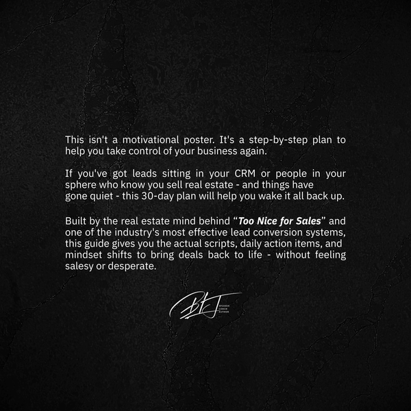 30-Day Real Estate Business Revival Plan