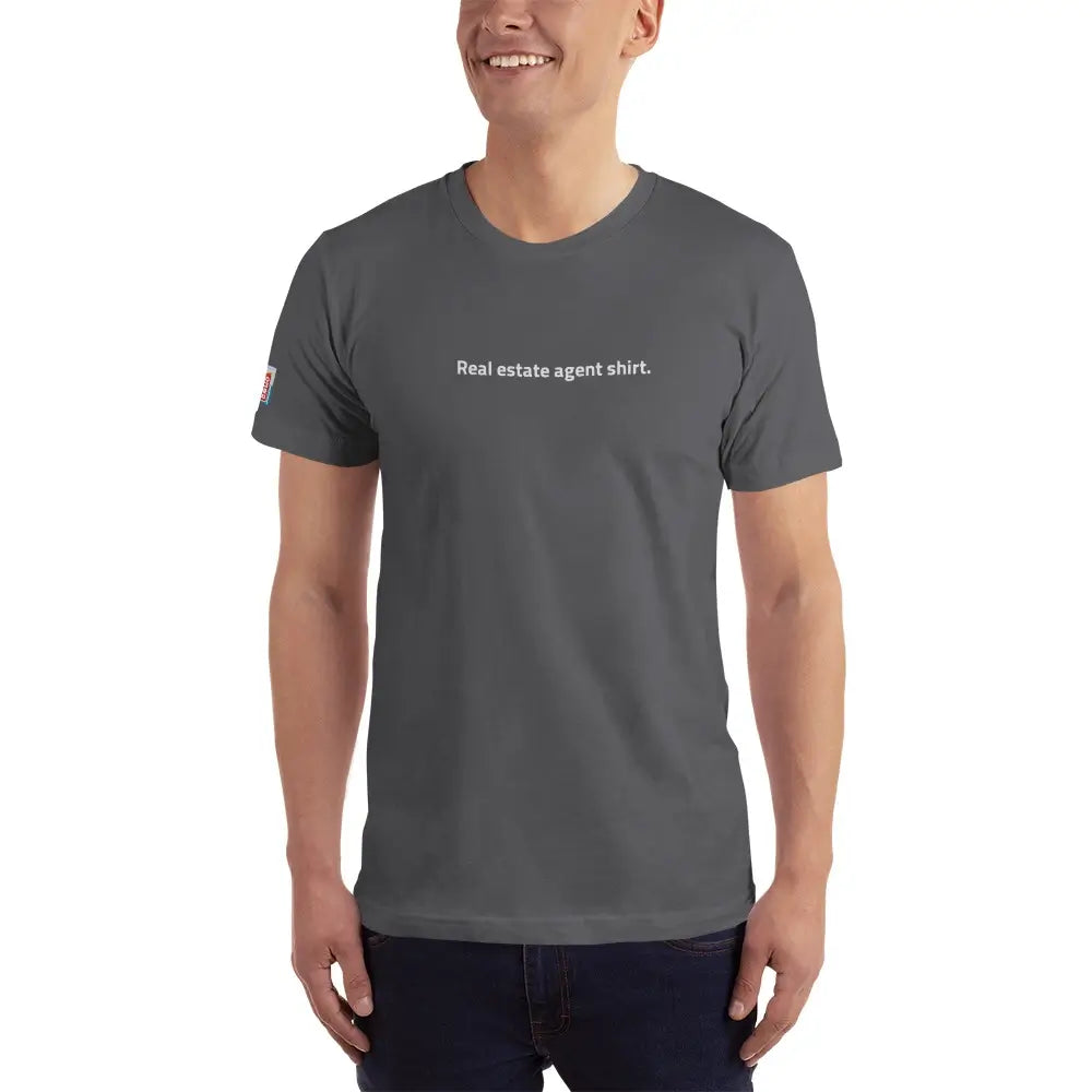 unisex realtor t-shirt asphalt front